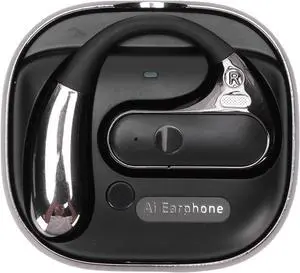 Asixxsix Real Time AI Translation Earbuds, 3 in 1 Wireless Bluetooth Ear Hanging Translation Headphone, 130 Online Languages Support for Business Travel with Active Noise Cancellation