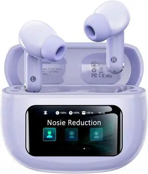 Wireless Earbuds, Ear Buds Active Noise Cancelling with Charging Case, 6.0 Bluetooth Earbuds with AI Clear Calls, 40H Playtime for Sports & Working, Stereo Sound Headphones for iPhone/Android/iPad
