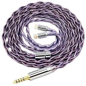 7N OCC Headphone Earphone Cable for UE11 UE18 pro V3-C V3-S V6-C Type2 1.8mm 140 cores Litz 7869(6.35mm Plug,300cm)