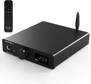 SMSL C200PRO MQA DAC Headphone Amplifier ES9039Q2M & XMOS XU-316 HiFi Amp DSD512/32Bit/768kHz BT 5.1 (LDAC/aptX-HD) USB/Opt/Coaxial Input 4.4mm/6.35mm/RCA Output for PS5/PC/SW
