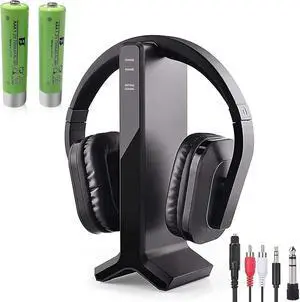 ANSTEN D1 Wireless TV Headphones and Replacement Kit