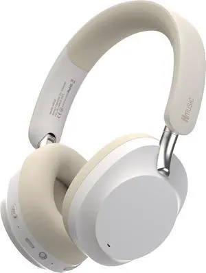Hmusic MS04 Noise Cancelling Over Ear Headphones, 40dB Hybric ANC Headphones, 2 Mic ENC, 80H Long Battery Life, 3.5 Audio Wired/Bluetooth 5.3,Foldable w/Case,Sound Proof for Game/Travel/Work/Commute