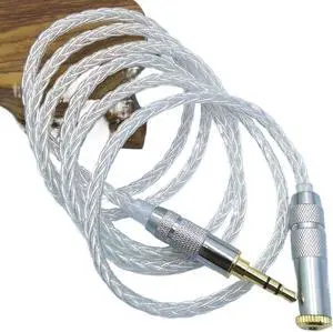8 Core Silver Audio Cord 3.5mm Female to Male Cable,Audio Extension CordEarphone Extension Cable(Silver Male tofemale,300cm)