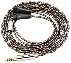 TypeX 25AWG Litz Shielding Earphone Cable for TH900 TH1000RP TH1100RP TH-909 TR-X00 TH-600 MK2 Headphone 7n OCC 8890(3.5mm 3 Pole,5m)