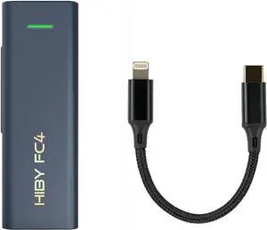 HiBy FC4 USB DAC & HiBy USB C OTG Cable (Blue)