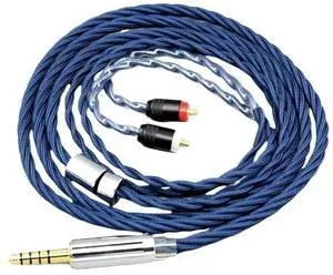 99% Pure Silver OCC Graphene for XBA-H2 XBA-H3 xba-A3 xba-A2 Alloy Full Sleeved Earphone Cable 8625(4.4mm Male Plug,2m)
