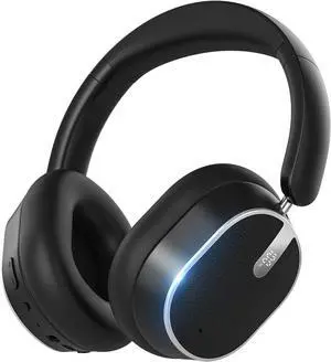 Foldable Wireless Over-Ear Bluetooth Headphones, Active Noise Cancellation, 60H Playtime, high-Resolution Audio, Memory Foam Earmuffs, Perfect for Travel and Office