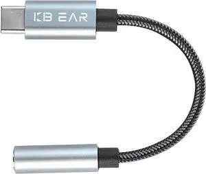 Kinboofi USB c to 3.5mm Audio Adapter and ka as10 IEM Headphones