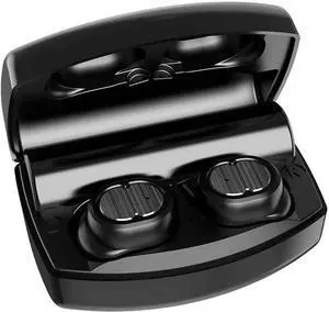 Bluetooth Sports Headphones V5.0 Wireless Earbuds Deep Bass Earphones 5 Hours Playtime Waterproof Het with Charging Case Built-in Mic for Running/Workout/Gym