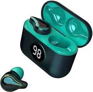 Bluetooth Headphones Binaural Call True Wireless Earbuds 20H Playtime HD Stereo Bass Sound Mini in Ear Bluetooth Earphones with Built in Mic