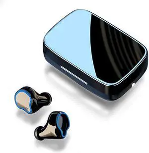 Wireless Earbuds,TWS Bluetooth 5.1 Headphones with Wireless Charging Case,Touch Control & 5H Playtime Bluetooth Earphones,Waterproof Hi-Fi Headset Stereo with Mic, for Running Workout