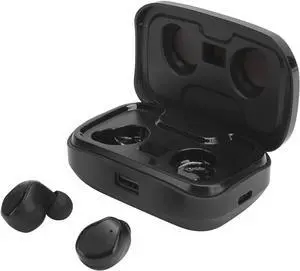 Wireless Earphones with Immersive Sound, 5.0 Headset with Mic, in Ear Headphones with Noise Cancelling, Charging Case,