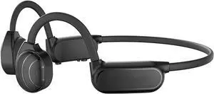 Bone Headphones | Powerful Bone Conduction Headphones with Mic - Blue Tooth Earphone 5.0 Open Ear Business Sports Headset for Running, Exercise