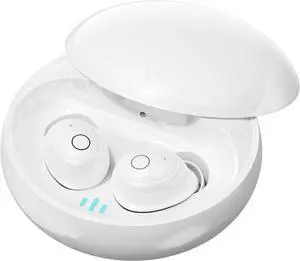 Wireless Sleep Earbuds with Bluetooth 5.4, Ultra-Light in-Ear Invisible Earphone, Comfortable Sleep Headphones for Side Sleepers for Night Use (White)