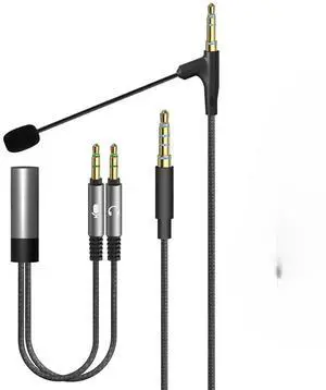 Boom Mic Headphones Cable Compatible with Hesh 3, Evo, Crusher Evo, Venue Headsets
