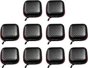 10 Pcs | 10-1Pc Headphone Storage Bag Portable Earphone Data Cable Protection Case Anti-Fall Hard Eva Wear-Resistant Zipper Pouch for Kz
