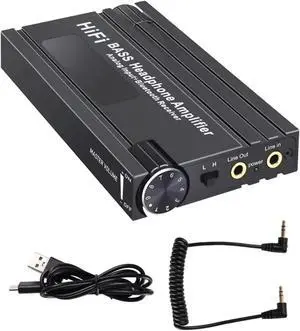600 Bass Headphone Amplifier, Portable Headphone Amplifier with Higher-Fidelity Sound for Musicians Parts B