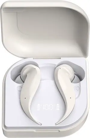 Wireless Earbuds for Women, New 2025 Ergonomic Design, Bluetooth 5.4, Ear Buds with Power Display Charging Case, Dual ENC Noise Reduction Mic, 48 Hours Playback