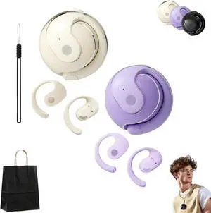 Delighteal Ai Translation Earphones, Translator Earbud Real Time, Portable Two-Way Translat, Support 146 Languages Equipped (2pcsC)