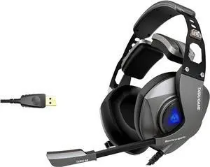 Adjustable Over Ear Headphones with Built in Microphone Noise Cancelling 7.1 Surround Sound Enhances Gaming