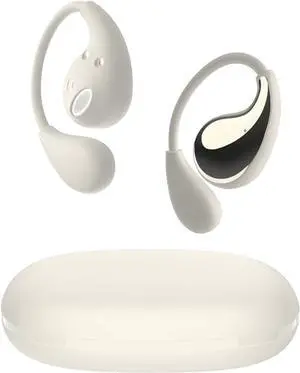 Open Ear Headphones Snug 10 for Small Ears, Ultra Lightweight 6g Sport Bluetooth Earbuds with Hooks, Nature Sound & ENC Clear Call for Cycling, Running, Fitness