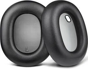 SOULWIT Earpads Replacement for Sonos Ace Wireless Over Ear Headphones, Ear Pads Cushions with Soft Protein Leather, High-Density Foam - Black