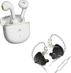 ND Bluetooth Earbuds + KZ ZSN PRO X in Ear Monitors
