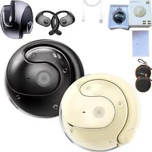 Entrancet Ai Translator Earbuds, Headphones Translator, Open Ear Headphones, 114 Online Languages Translation in Real Time for Travel, Business, Learning, Transcription Accuracy Rate 98% (2pcs C)