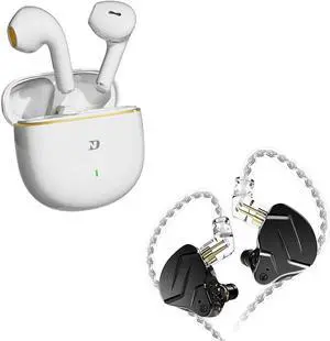 ND Bluetooth Earbuds + KZ ZSN PRO X in Ear Monitor Headphones