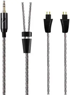 16-Strand 2.5mm 3.5mm 4.4mm 6.35mm 6N OCC Balanced Cable 4.6ft Compatible with FOSTEX TH909, TH900MKII, TH610 Headphones