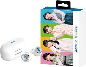 AVIOT TE-V1R-HOP A&G Next Step HOOOOPE! Collaboration Wireless Earbuds, Special Package, Design, Japanese Special Voice, Adaptive Noise Cancelling, Wireless Charging Case, Bluetooth 5.3