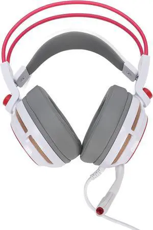 G941 Stereo Gaming Headset, 7.1 Surround Sound Noise Cancelling Over Ear Headphones with Mic & LED Light & Soft Memory Earmuffs, for Switch, Laptop, Mobile,