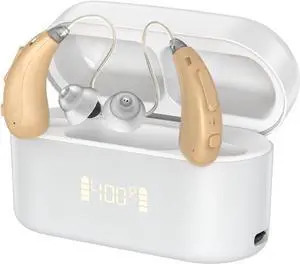 LMEN Wireless Earbuds with Noise Isolation, Memory Foam Tips S/M/L, Touch Controls, 12Hr Battery Life