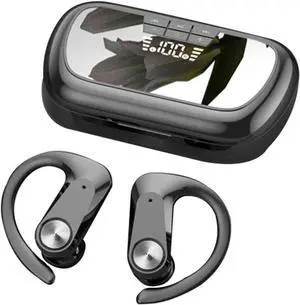 Bluetooth Wireless Earbuds Over Ear Headphones with Display Case - Hi-Res Surround Sound, All-Day Comfort & Multi-Format Playback for Gaming, Video & Music