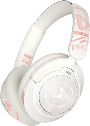 Active Noise Cancelling Headphones, Wireless Over Ear Bluetooth Headphones, 125hours Playtime, Hi-res Audio, Deep Bass, Memory Foam Ear Cups, Travel, Office, USB-c Charging.