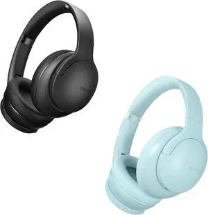 DOQAUS Blutooth Headphones Over Ear Bluetooth Headphones (Life 4 + Life 4)
