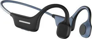 Ultra-Light Bone Conduction Earphones, Safe for Outdoor Sports, No Ear Blocking, Sweat-Resistant, Reflective Design for Night Safety