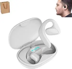 Kngdrt Ailymur V2 Translator Earbuds, Ai Headphones Translator, Ai Translation Wireless Bluetooth5.4 Earphones, Earbuds 144 Languages & Accents, Four Modes for Travel Business Learning (White)