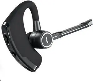 Wireless Earphone Ear-Hook Headphone Boom Mic Compatible with BLU View 5 PRO, Handsfree Single Headset Over The Ear Earbud