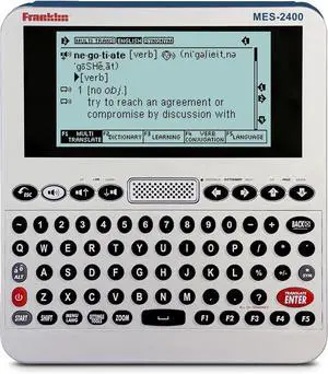 Franklin MES-2400 Digital Talking Dictionary, Multi-Language Translator, Talking Phrase Book & More