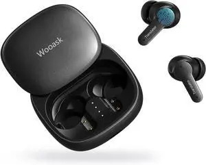 Wooask M3 AI Translation Earbuds Real Time, 144 Language Translator Earbuds for iPhone and Android, 3-in-1 Translation Headphones for Travel, Business, Learning with Charging Case (Black)
