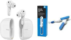 Timekettle M3 Language Translator Earbuds, Two-Way Translator Device with APP for 40 Languages and 13 Offline Translation Packs, Offline Version, White Bundle with 1 Earbuds Cleaning Pen