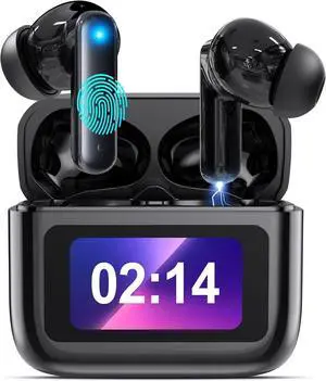 AI Real-Time Translation Earbuds,Wireless Earbuds,144 Languages Ear Buds,Two-Way Translator Earbuds, Bluetooth Headphones, Ear pods Wireless,HD Sound Translating Earbuds for Travel, JM21-BK-02