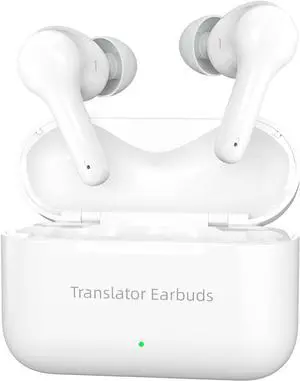 Wooask Translator Earbuds Online Translation 71 Languages and 56 Accents 3 in 1 Translator Earphones Music Calling and Translation Two Way 97% High Accuracy for Business Travel Daily Communication