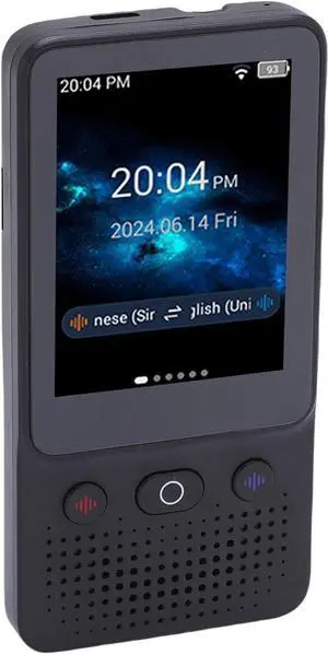 Ai Language Translator Device, 2 Way Real Time Smart Voice Translator 138 Languages Translation, 1GB 8GB 3.0 Inch Touchscreen WiFi for ChatGPT Study Travel Business
