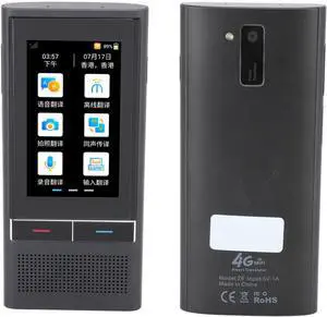 Language Translator Device, Support WI Hotspot SIM Card 4G Smart Offline Portable Instant Translator, 138 Online Languages 19 Offline Translation Photo Translation