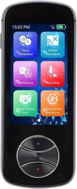 Voice Translator Multi Languages, Portable Instant Translator with 3.0in Touch Screen, Support Offline Photo Translation Language Translator Device for Business Learning