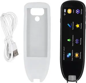 Scan Translation Pen, OCR Digital Reading Pen Scan Reading Pen Offline Online Smart Reader Portable 2 Way Language Translator Device 5.0in Ultra Big Screen Scan Translation Pen, OCR Digital Reading Pen Scan Reading Pen Offline Online Smart Reader Portable 2 Way Language Translator Device 5.0in Ultra Big Screen