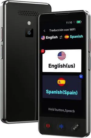 AI Language Translator Device, 2025 Upgraded Translator No WiFi Needed, Support ChatGPT, Voice Instant Two-Way 138 Language Translator, Offline/Recording/Photo Translation for Business Travel