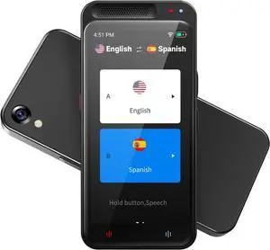 Language Translator Device No WiFi Needed, Upgraded ChatGpt AI Translator Two Way Real Time Voice Translation with 138+ Languages Offline&Recording&PhotoText Translation for Business Learning Travel